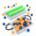 Kit de constructie fort pentru copii Builkitt, InnovaGoods, 155 piese, fosforescent