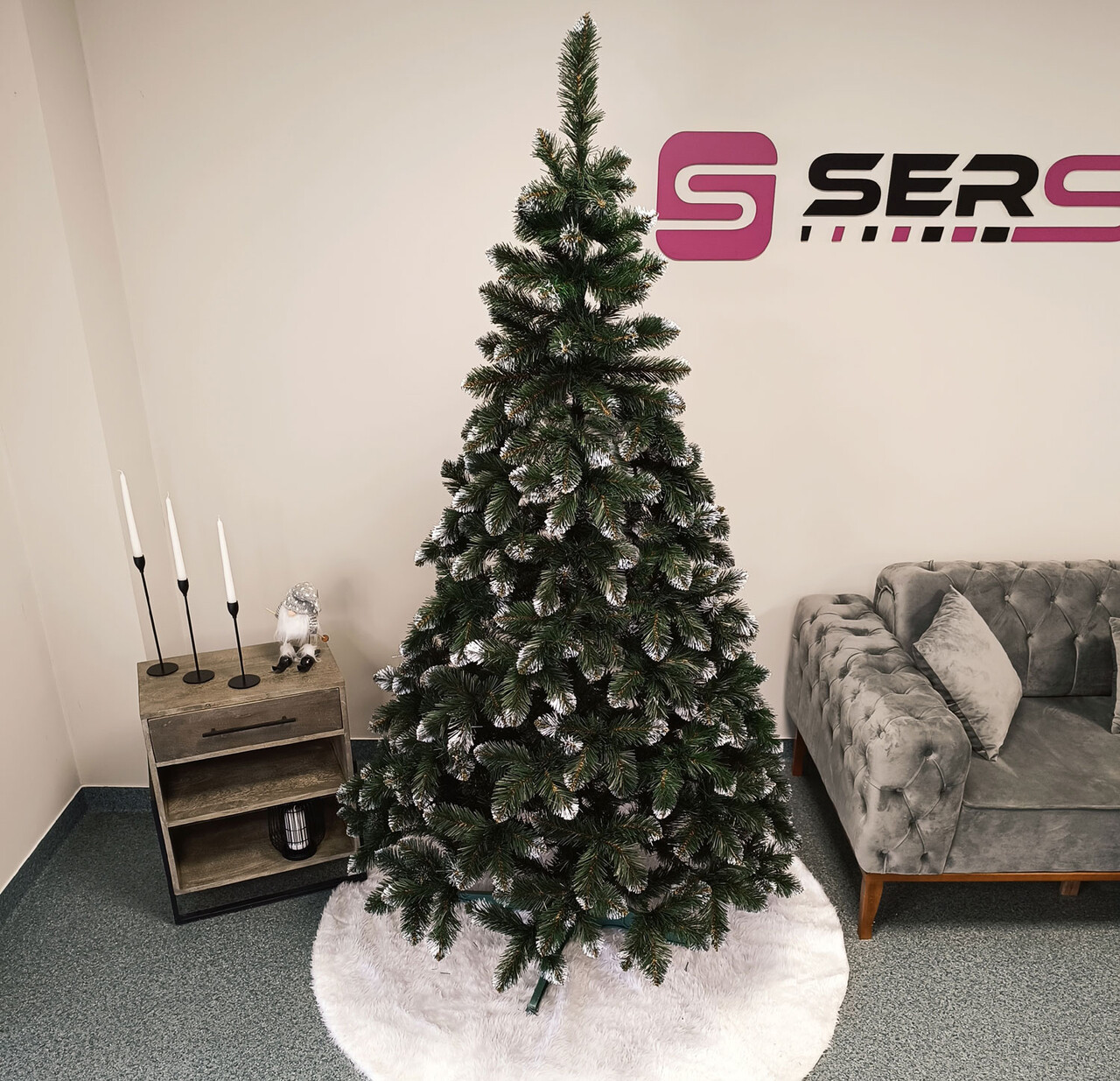 Brad artificial Christmas Deluxe by Sersimo, Lidia Nins, 2D, 220cm — imaginea 2