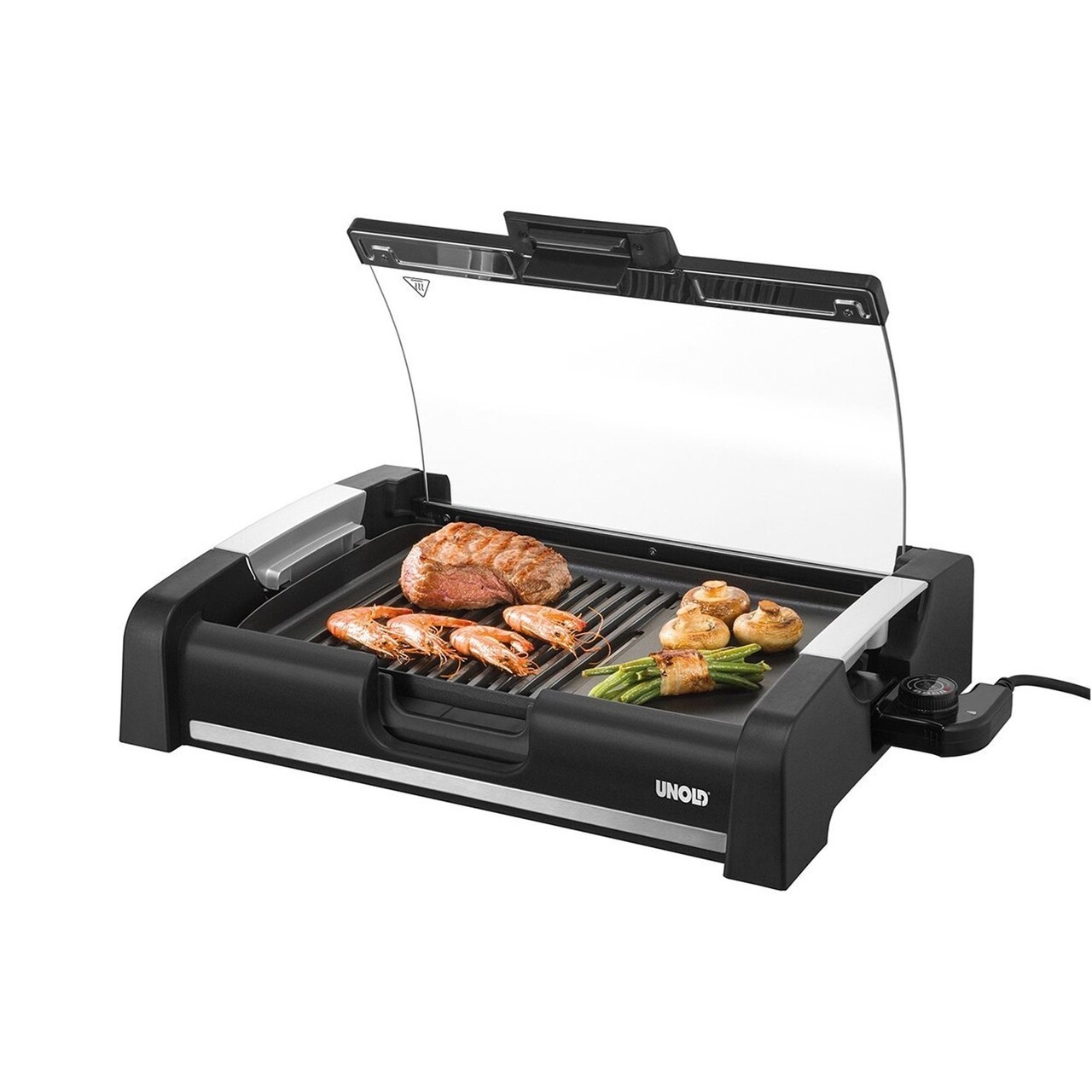 Gratar electric Edel, Unold, 35.4 x 25.4 cm, 1650 W - view 2