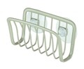Suport pentru burete de vase  Axis, iDesign, 11.5x6x7 cm, satin