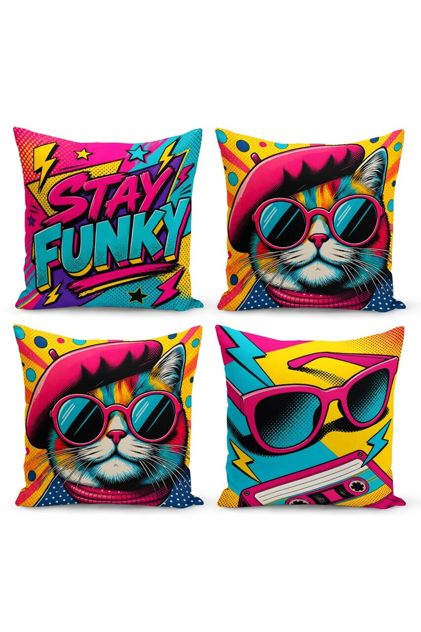 Set fete de perna, Dsypopartset4-21, Poliester, Multicolor — imaginea 2