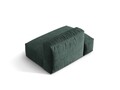 Modul stanga pentru canapea, 2 locuri, Martina-120, Micadoni Home, 133x106x75 cm, catifea, albastru petrol