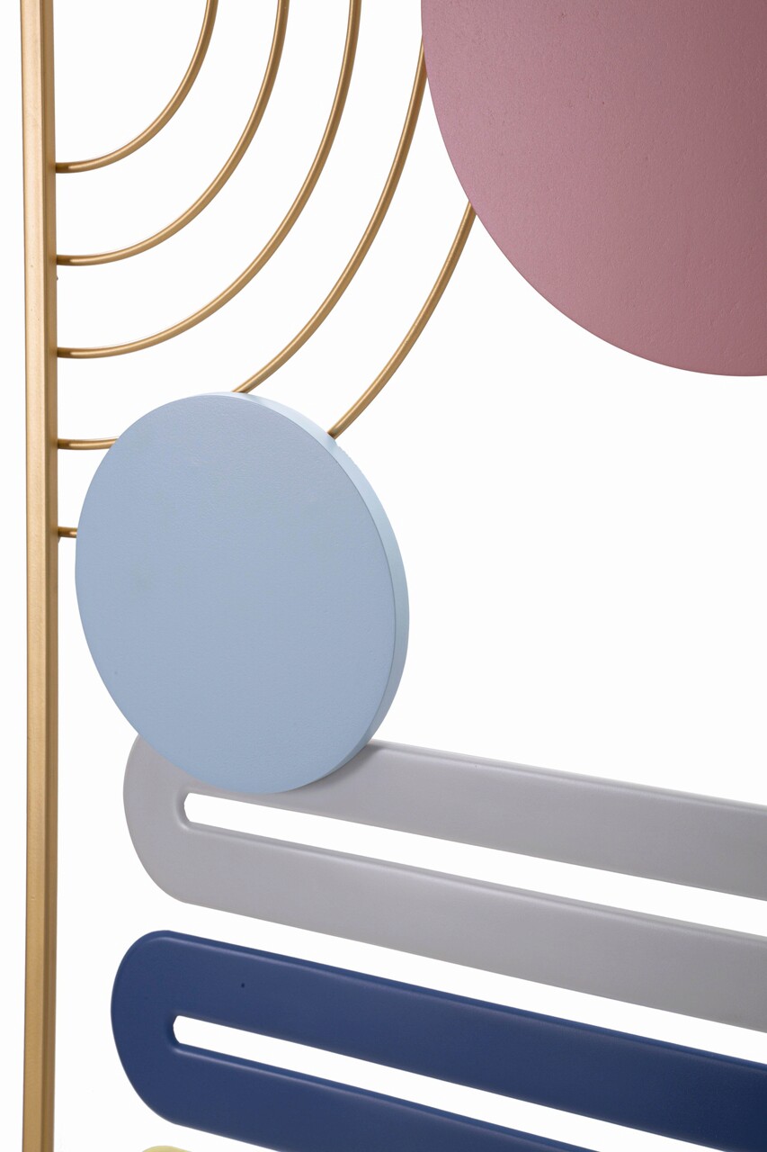 Decoratiune de perete Colorful -B, Mauro Ferretti, 37.5x84 cm, fier, multicolor - view 4