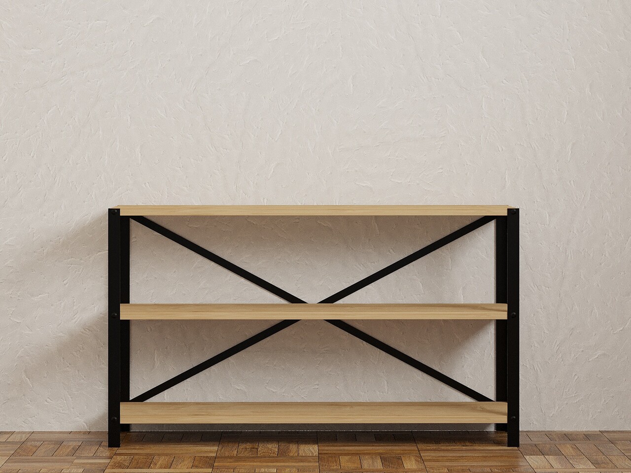 Corp biblioteca, Hanah Home, Derby, 103x60x29.5 cm, Maro - view 5