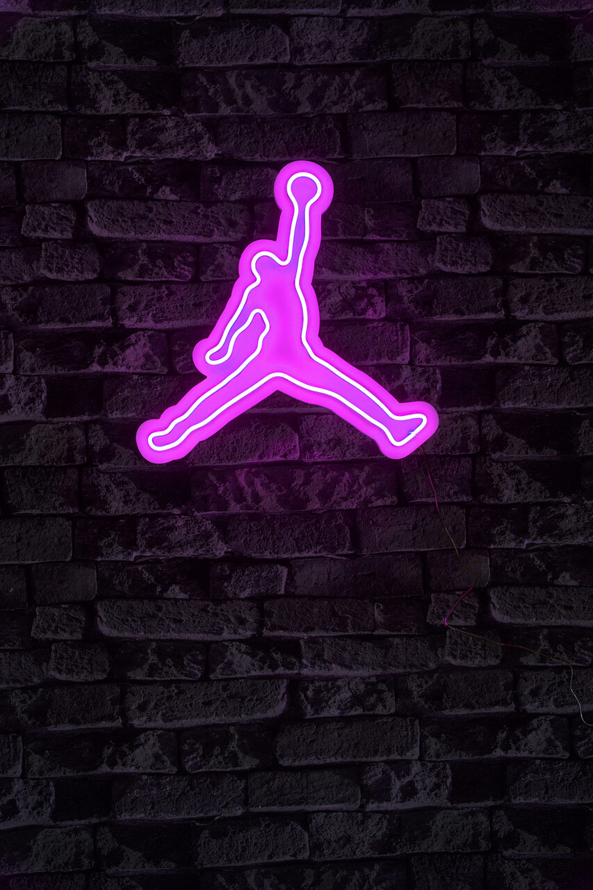 Decoratiune luminoasa LED, Basketball, Benzi flexibile de neon, DC 12 V, Roz - 1 | YEO