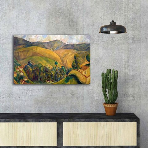 Tablou decorativ, famousart-057, canvas, dimensiune: 45 x 70 cm, multicolor