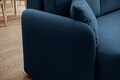 Coltar extensibil dreapta 3 locuri ELTAP, Hadson, 206x150x89 cm, lemn/poliester, albastru inchis