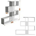 Corp biblioteca, Elegance, Karlin, 120x109x20 cm, Alb
