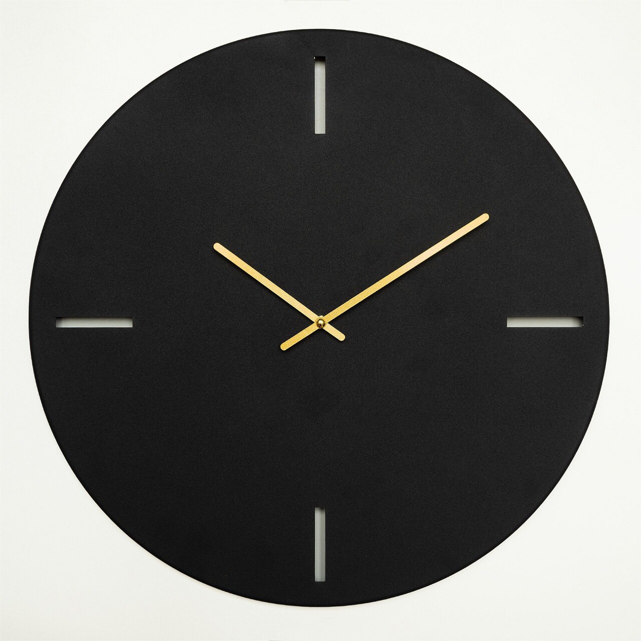 Ceas de perete, Timeless Metal Wall Clock, Dimensiune: 48 x 48 cm, Negru - view 2