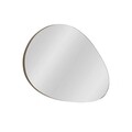 Oglinda decorativa, Neostill, Porp, 90x60 cm, PAL, Auriu