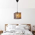 Lustra, FullHouse, 390FLH2187, Lemn, Maro antichizat