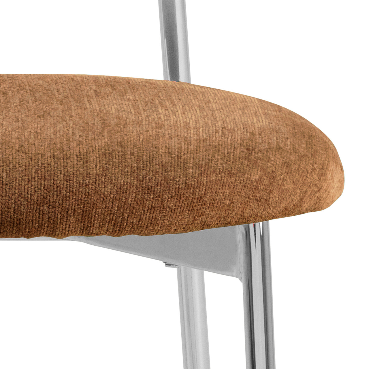 Scaun Lyric, Actona, 47x53.5x79 cm, poliester/otel, teracota - view 9
