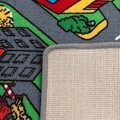 Covor Playcarpet Street, Decorino, 90x200 cm, 100% poliamida, multicolor