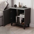 Noptiera, Hanah Home, Rose, 55.5x59.5x33 cm, Antracit