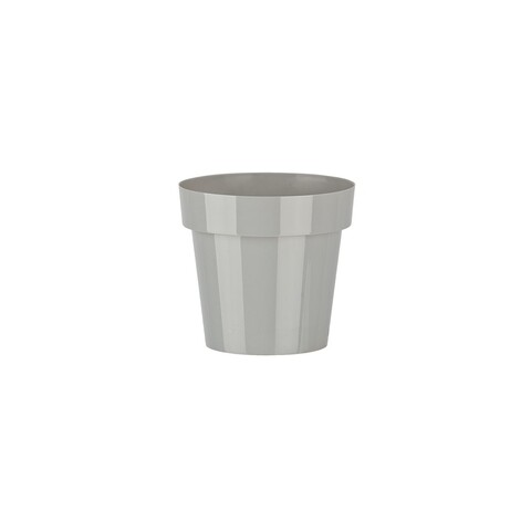 Ghiveci Classic 14 cm, plastic, gri