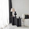 Set masute 2 piese, Neostill, Blues Set, PAL, Negru