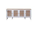 Consola, Wolina, Goose, 80x180x41 cm, Corp: 100% MDF, Alb / Stejar