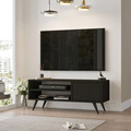 Comoda TV, Locelso, CD1, 110x44x40 cm, Negru