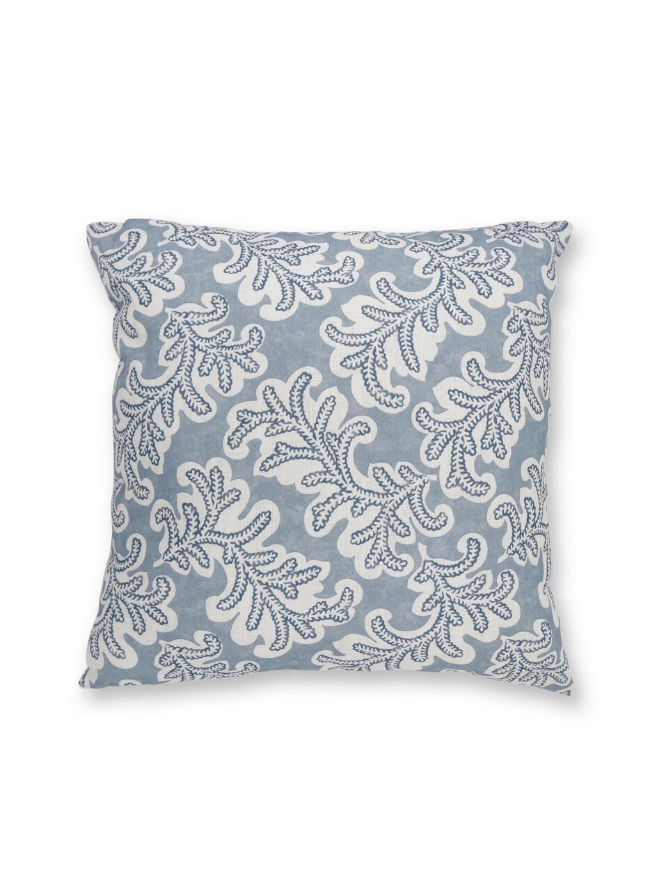 Perna, YST0391, 45x45 cm, Poliester, Albastru/Alb