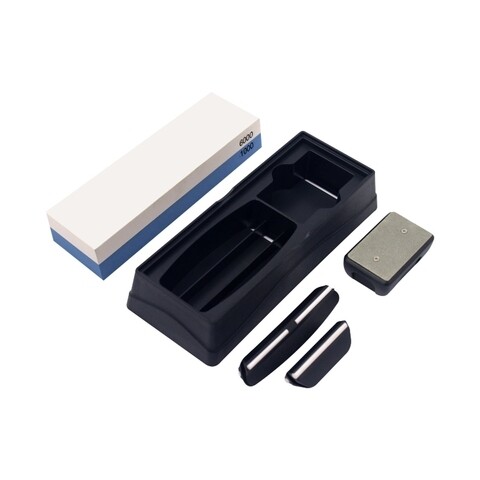 Kit ascutire cutite cu piatra ascutire 5 piese, Zokura