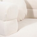 Fotoliu Suave, Homla, 87x80x72 cm, metal/textil, crem