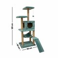 Casă pentru pisici, Paws & Whiskers, Pandora, MATERIAL TEXTIL WELSOFT, Turcoaz