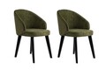 Set scaune 2 piese, Wayland, Bentley, Verde/Negru