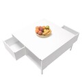 Masuta de cafea, Adore, Shp-660-Dd-1, Diamant Alb
