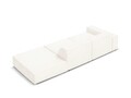 Canapea 3 locuri cotiera dreapta, Jodie, Micadoni Home, BL, 262x102x70 cm, poliester Boucle, bej