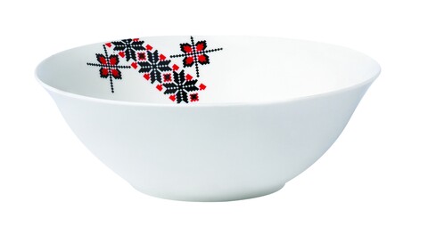 Set 12 boluri etno, vanora, Ø20 cm, 950 ml, portelan