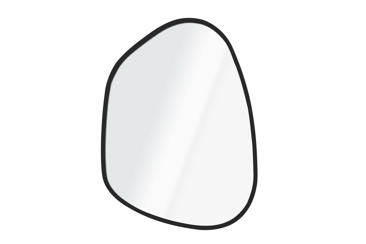 Oglinda decorativa, Lumisfera, Asymmetric Design 50 x 69, Negru - 1 | YEO