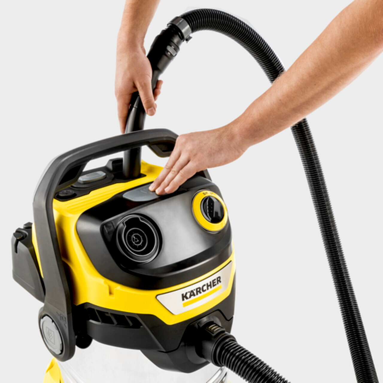 Aspirator umed-uscat WD 5 S V-30/5/22, Karcher, galben — imaginea 4