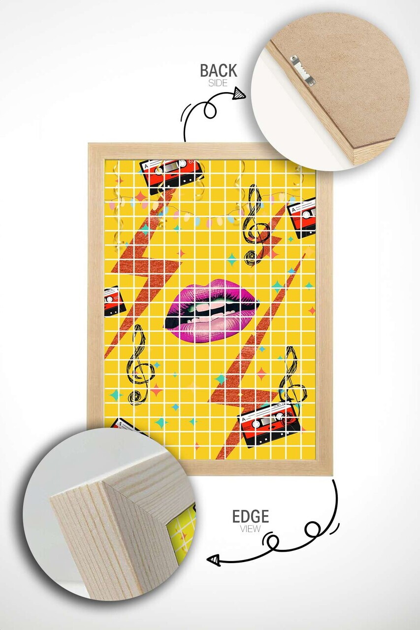 Tablou decorativ, Popkare1, MDF, Multicolor — imaginea 4