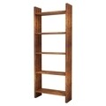Biblioteca Zila, Puqa Design, 67x24x170 cm, maro