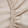 Cearceaf de pat cu elastic Pelly, Homla, 160x200 cm, bumbac, bej
