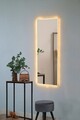Oglinda cu Iluminare Led, Mirrorland, Rectangular, Oglindă indestructibilă cu obturator, Galben