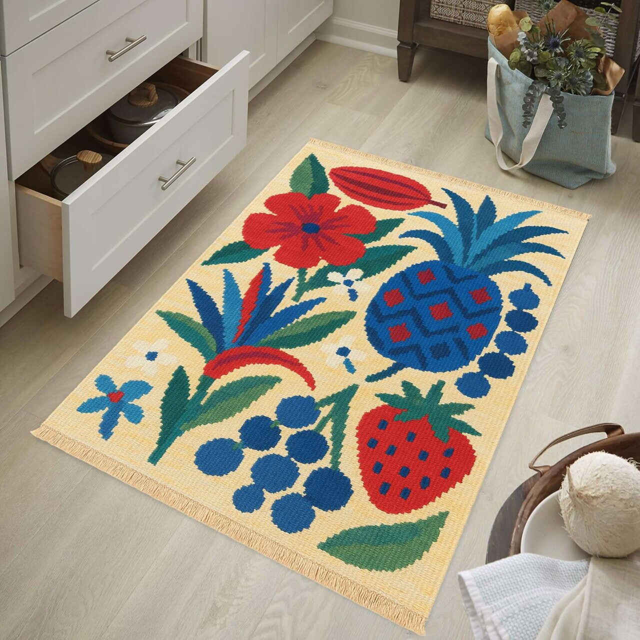 Covor 246 120x180 cm Bumbac Multicolor