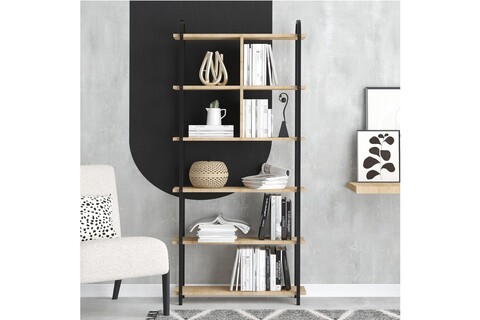 Corp biblioteca, Elegance, Tera, Stejar safir / negru