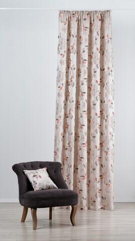 Draperie Mendola Interior, Fidia, 140×260 cm, poliester, crem Mendola Interior