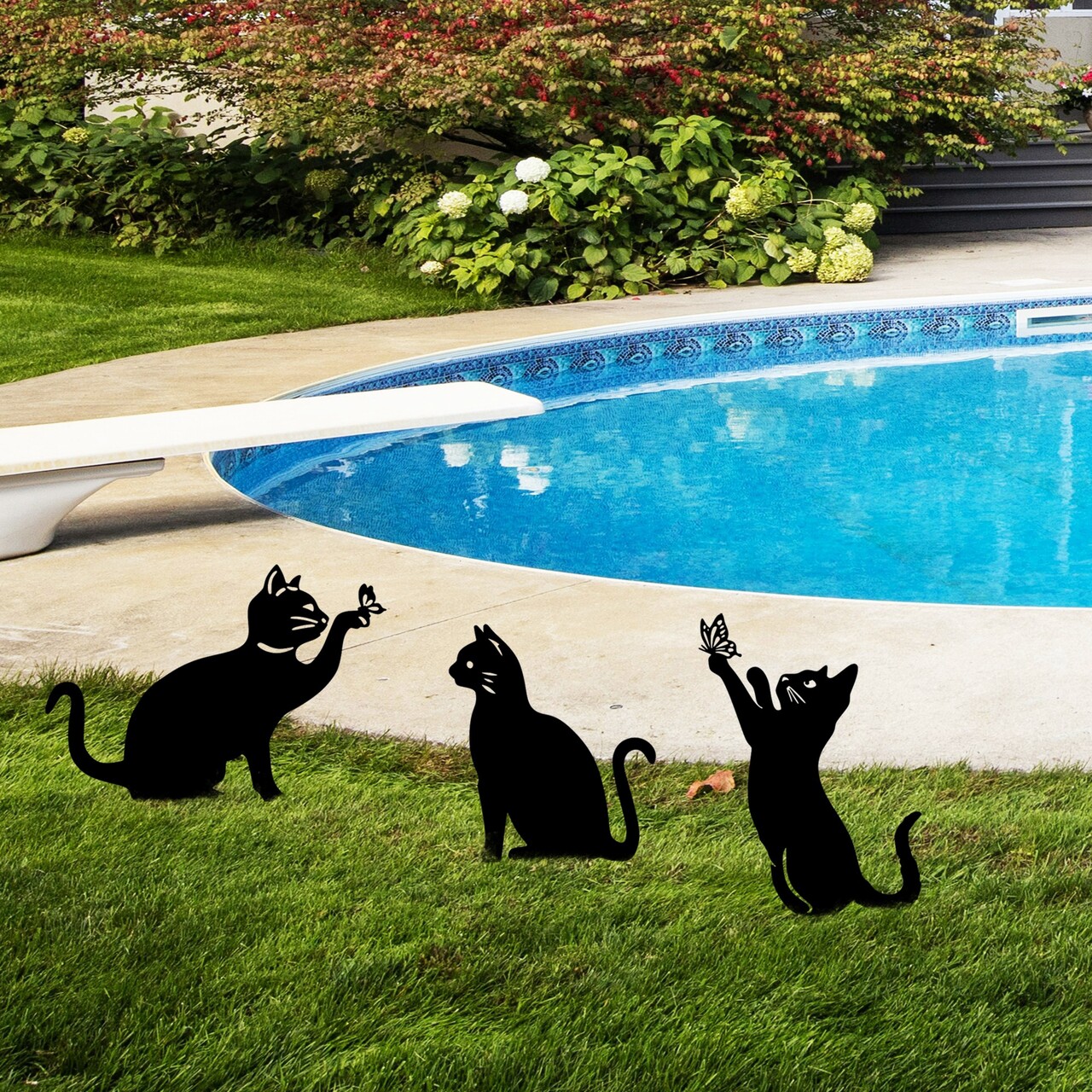 Obiect decorativ de grădină, Fam 06, Negru - imagine 2