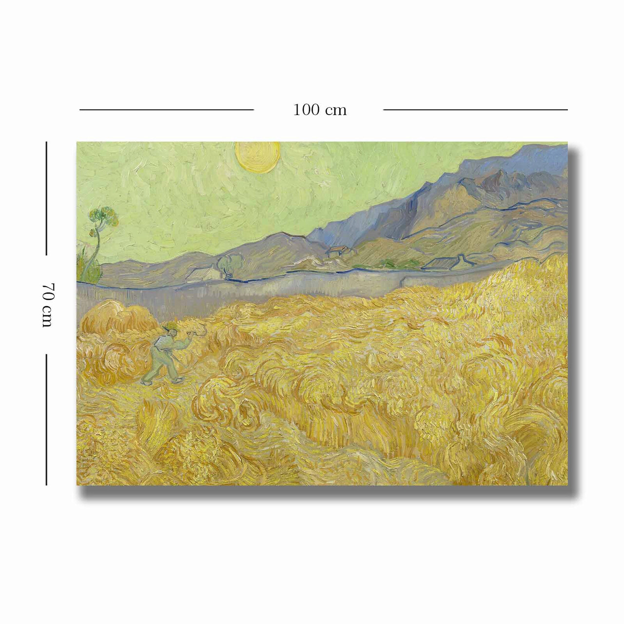 Tablou decorativ, 70100VANGOGH010, Canvas, Lemn, Multicolor - 2 | YEO