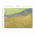 Tablou decorativ, 70100VANGOGH010, Canvas, Lemn, Multicolor