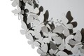 Oglinda decorativa Round, Mauro Ferretti, Ø 74 cm, fier, argintiu