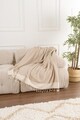Cuvertura de pat, Baliksirti - Beige, PestemalLand, 90% bumbac / 10% poliester