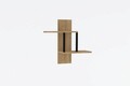 Raft de perete, Asse Home, Herra , 40x60x20 cm, PAL , Maro