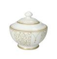 Zaharnita cu capac, Golden Eye, Brandani, 11x11 cm, portelan New Bone China