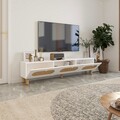 Comoda TV, Odessa, Elena, 180x42.6x31.4 cm, Alb