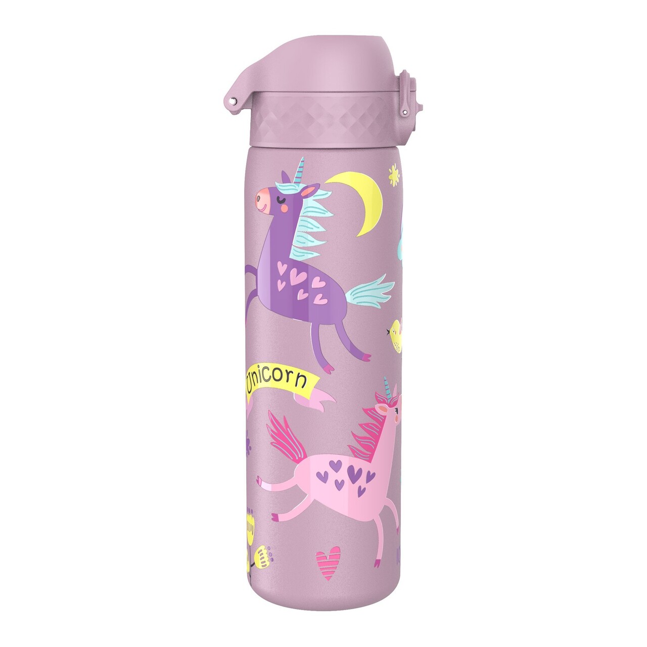 Sticla apa pentru copii Slim, inox, 600ml, Unicorns - Ion8 - view 4