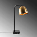Lampa de masa, Tatum, 584TTM1728, Metal, Negru / Vintage