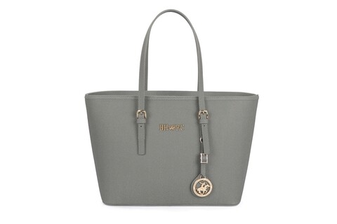 Geanta Beverly Hills Polo Club, 562, piele ecologica, gri
